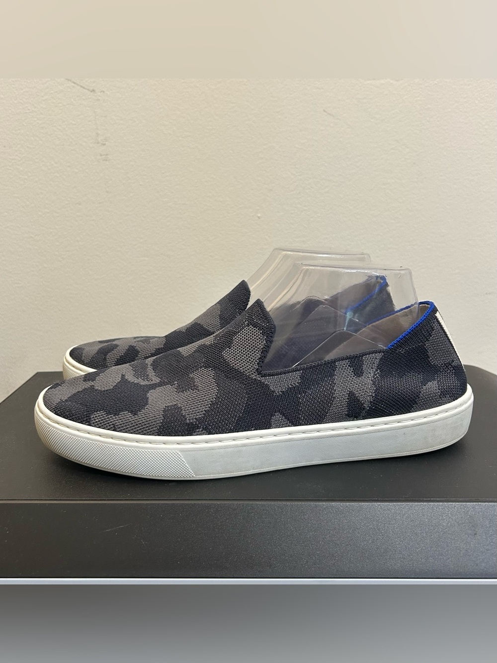Rothy’s The City Slip On Camo Flats Size 9.5 Knit Shoes Inserts